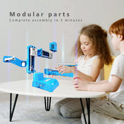 Shieny K9 3D Printer for Kids, 100x100x100mm Print Size, Removable Platform, One-Key Printing, PLA Filament Included, Blue