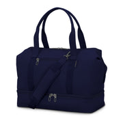 Samsonite Drop-Bottom Weekender Duffel, Navy - Lightweight
