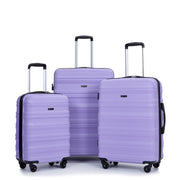 Tripcomp TR23066 Hardside Luggage Set 3-Piece Set (21/25/29) - Purple