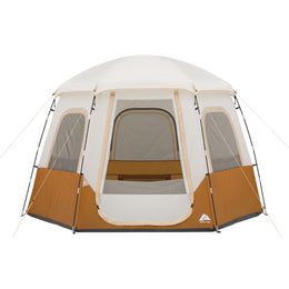 Ozark Trail 31022 Lighted Dome Screenhouse Tent 6-Person with LED String Lights