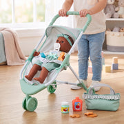 My Sweet Love Baby Doll Stroller Set, Mint Outfit, 12 Pieces