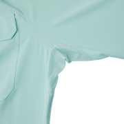 Pelagic Keys Short-Sleeve Fishing Shirt for Ladies - Tropical Aqua - S