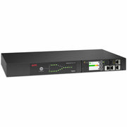 APC NetShelter Automatic Transfer Switch, 1U Rack-Mount, 20A, 120V, Dual NEMA L5-20P Inlets, 10 NEMA 5-20R Outlets, Black, AP4452A
