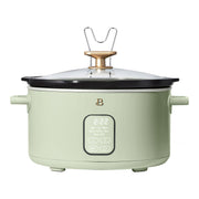 Beautiful 19164 6 Qt Programmable Slow Cooker, Sage Green by Drew Barrymore