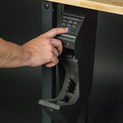 Swiss Tech Wchter 110 Mounted Biometric Gun Safe, Holds 1 Pistol & Magazine, USB-C Emergency Power, Black Steel, 85052