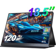 UPERFECT 18.5 Portable Gaming Monitor, 120HZ Refresh Rate, 1080P Full HD IPS Display, HDR Eye Care, External Second Screen, Black, 18139406418