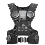 Woojer WJRV4BHNV-101-B HiFi Haptic Vest 4  Compatible with PlayStation (3,4,5) Xbox (Series X, One, 360) Nintendo (Switch, 3DS) - Black