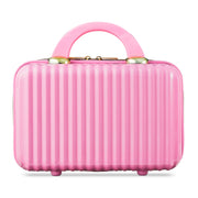 Walmart Hard Shell Cosmetic Travel Case, Durable Lightweight Pink, Compact 12 x 5.75 x 10 in