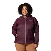 Columbia Switchback IV Raincoat, Water-Repellent with Omni-Shield, Stow-Away Hood, Adjustable Cuffs, Moonvista, Medium, 208671