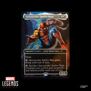 Hasbro Marvel Legends Battle-Damaged Spider-Man Action Figure with Magic: The Gathering Foil Card, 6-Inch, G0638