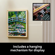 LEGO Art Claude Monet Bridge Over a Pond of Water Lilies Building Set for Adults 3,179 Pieces Multicolor 6589597