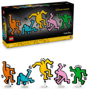 LEGO Art Keith Haring Dancing Figures Building Set, 1,773 Pieces, Home Decor Wall Art, Customizable Pop Art Kit, Model 31216