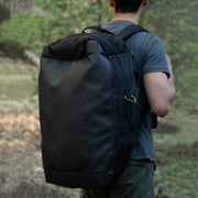 SOG Outbound Sports Duffel Bag, 35 Liter Capacity, Black, Polyester, Adjustable Straps, Travel Pouch, YPB016SG02-008