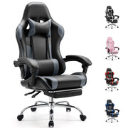 EDX DJY01-BKGY Ergonomic High Back Office Chair with Lumbar Support and Adjustable Armrests, Black and Gray