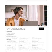 Shokz C120 OpenComm2 2025 Upgrade Open-Ear Bone Conduction Wireless Bluetooth Headset with Noise-Canceling Mic, IP55 Water Resistant, 16 Hour Talk Time, Black