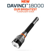 NEBO Davinci 18000 Powerful, Rechargeable and Waterproof Handheld Flashlight