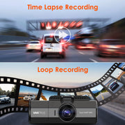 Vantrue N2S(W) Dual Dash Cam, Front and Interior 1440P+1440P 30FPS, Single Camera Mode up to 4K 2160P, GPS Mount, WDR, G-Sensor, 24/7 Parking Mode, Loop Recording