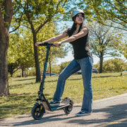 Gotrax G3 Pro Electric Scooter, 500W Motor, Black, 10-Inch Solid Tires, Front Suspension, Digital Display