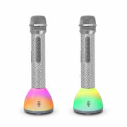 Singing Machine SMM528 Bling Duets Wireless Walkie-Talkie Microphone, 2 pk.