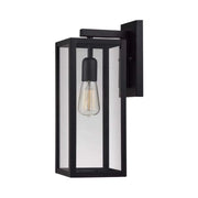 Globe Electric 44314 Hurley Black Modern Indoor/Outdoor 1-Light Wall Sconce