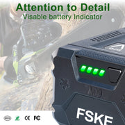 FSKE Power Tool Battery, 5.0Ah High Capacity Lithium-Ion Replacement for Greenworks 60V Tools, Compatible with LB60A00 LB60A01 LB60A02 LB60A03
