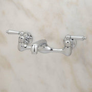 Wall Mount Faucet with variable Centers - Chrome-LEAD FREE