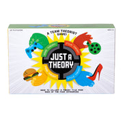 Just a Theory Team Theorist Card Game, Strategy Party Game for Ages 12+, Up to 6 Players, Includes Prompt Cards, Writing Pads, Dry Erase Markers, Trophy Tiles