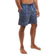 Pelagic Gyotaku Dockside Athletic Shorts for Men, Navy, Mid-Rise, 18in Outseam, Water and Stain Repellent, Mesh-Lined Pockets, 1002231001