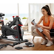 MERACH MR-S38 Indoor Stationary Cycling Bike with 350lbs Weight Capacity, Friction