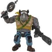 Playmates Toys Teenage Mutant Ninja Turtles x G.I. Joe Buzzer x Rocksteady 6in Highly Articulated Action Figure Multicolor 81934