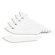 Outdoor Edge RR-6 6-Pack Stainless Steel Utility Replacement Blade