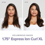 Paul Mitchell Express Ion Curl Ceramic Curling Iron, 1.75 in Barrel, Fast Heating, Adjustable Heat Settings, Black, Express Ion Curl XL