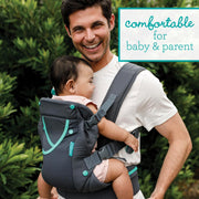 Infantino 200113-01 Carry On Active Ergonomic Multi-Pocket Infant & Toddler Carrier, Grey w/ Pacifier Loop