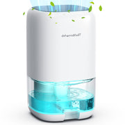 Kloudic Dehumidifier, Portable 35oz Water Tank, Ultra Quiet Operation Below 39dB, Auto Shut Off, White, 280 Sq.ft Coverage, CS01-WH