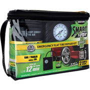 Slime 50138 Flat Tire Puncture Repair, Smart Spair Plus, Emergency Kit for Car Tires