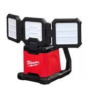 Milwaukee 2368-20 M18 18-Volt Lithium-Ion Cordless 4500 Lumens ROVER Dual Power Triple-Panel Flood & Area Light (Tool-Only)