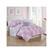Vcny Love The Little Things Comforter Set - PINK ONE SIZE