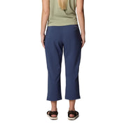 Columbia All Seasons Women's Capri Hiking Pants, Nocturnal Blue, Mid-Rise, Comfort Stretch, UPF 50 Sun Protection, Stain Resistant, 23in Inseam, 211964