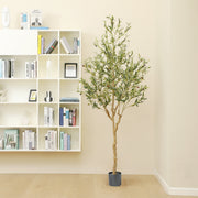 Nafresh 7FT Tall and Fuller Style Artificial Olive Tree