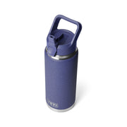 YETI Rambler 26 oz Insulated Beverage Bottle, Stainless Steel, Double-Wall Vacuum Insulation, Leak-Resistant Straw Cap, Moon Dust