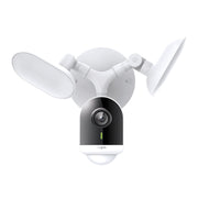 TP-Link TC53 Tapo Wired, Ultra-Bright Motion-Activated, Weatherproof Floodlight with 2K Camera, Two-Way Audio