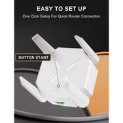 CLKI kue-FR5 2024 WiFi Extender, White