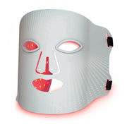 Tzumi 30661 Icon LED Face Mask, Red Light Therapy Facial Mask with 7 LED Color Spectrum, USB-C Rechargeable