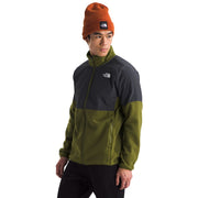 The North Face Glacier Heavyweight Full-Zip Jacket for Men - Forest Olive/Asphalt Grey - M