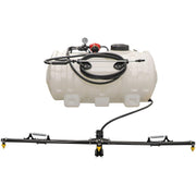 Fimco 45 Gallon UTV Mounted Sprayer, 2.4 GPM Pump, Lever Spray Wand, Hitch Mount, 3-Nozzle Folding Steel Boom, Corrosion Resistant Polyethylene Tank