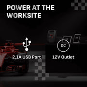 Schumacher Electric DSR Pro 2200A Car Battery Jump Starter and Portable Power Station, 12V, 2200 Peak Amps, Black, SCDSR165