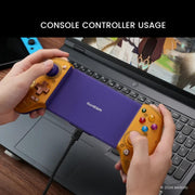 GameSir G8 Plus Thanos Edition Bluetooth Wireless Mobile Gaming Controller 3.5mm Audio, Jack Gold