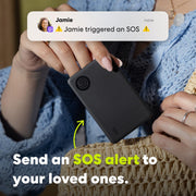 Tile RE-62011 Life360 Tile Slim 1 Pack Tracker - Black