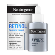 Neutrogena Rapid Wrinkle Repair Retinol Renewal Serum, Lightweight Facial Serum with Pure Retinol and Antioxidant Carnosine, 1 fl oz, 94597085