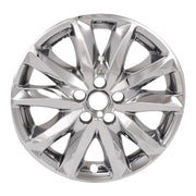 Coast To Coast International Impostor Wheel Skins, 18 in, Chrome, 5 Double Spokes, Snap-On, Set of 4, Compatible with 2017-2019 Mazda Mazda3